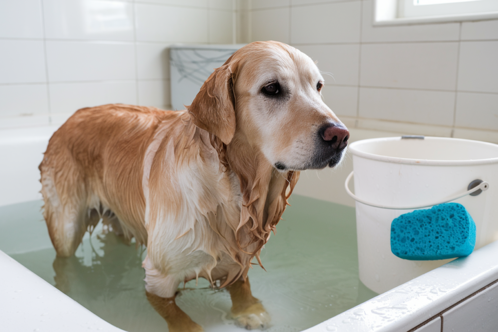 bain golden retriever