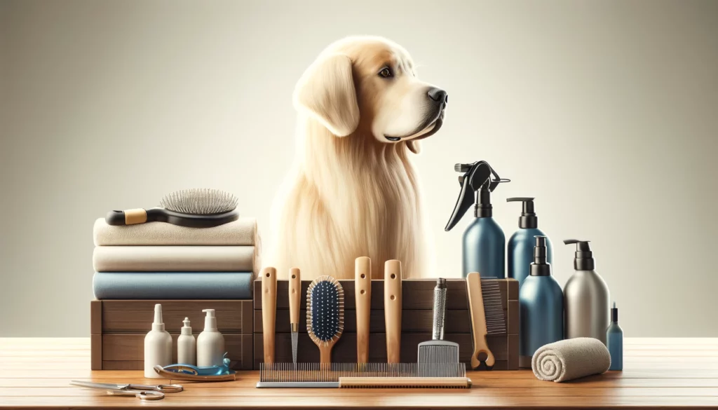 materiel toilettage golden retriever