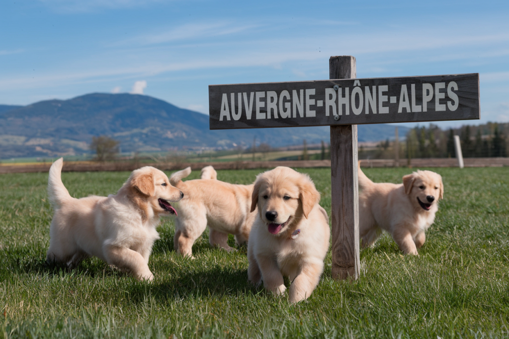 elevage golden retriever auvergne rhone alpes