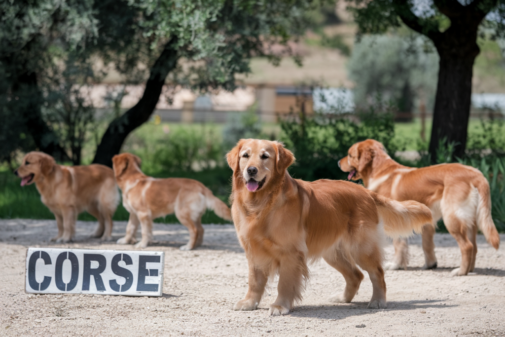 elevage golden retriever corse