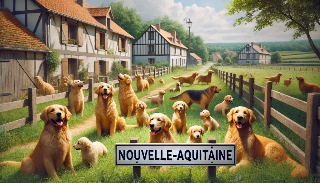 elevage golden retriever nouvelle aquitaine