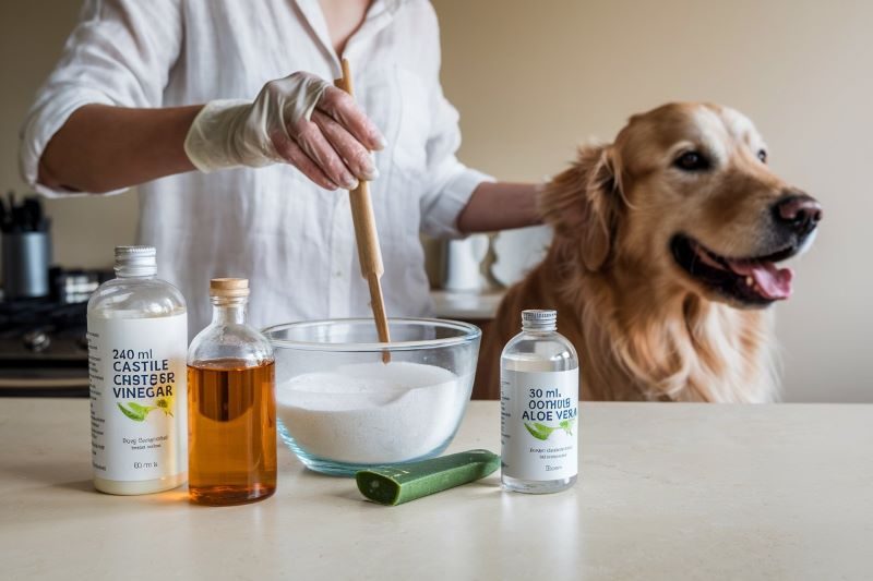 comment faire du shampoing pour chien golden retriever