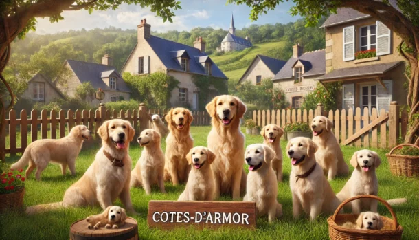 elevage golden retriever cotes d'armor