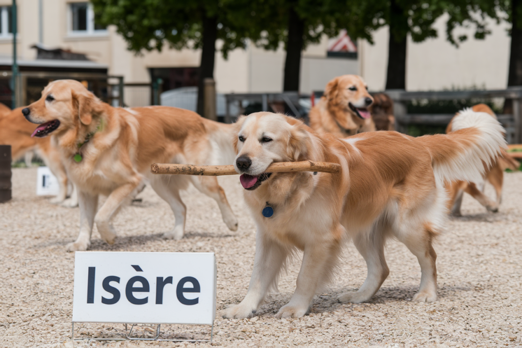 elevage golden retriever isere