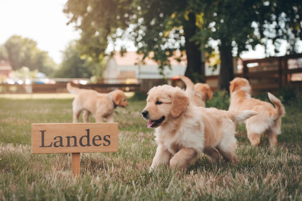 elevage golden retriever landes