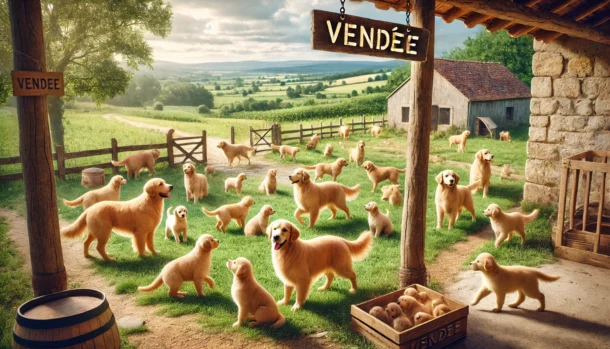 elevage golden retriever vendee