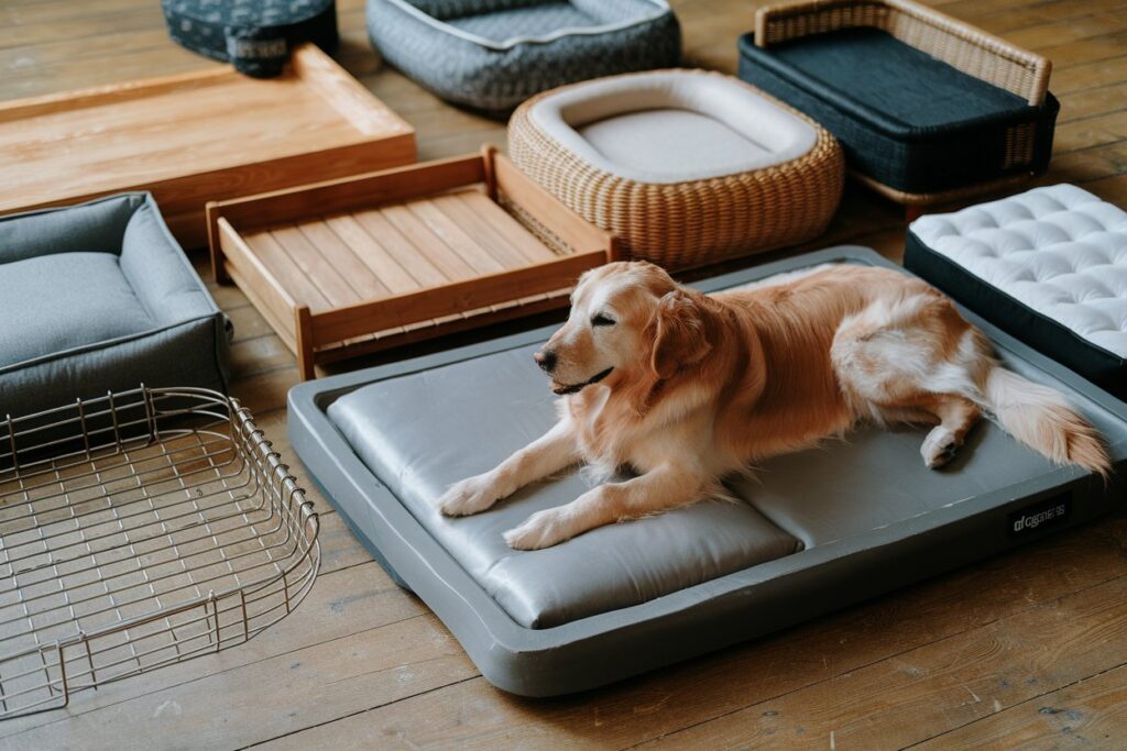 types paniers golden retriever