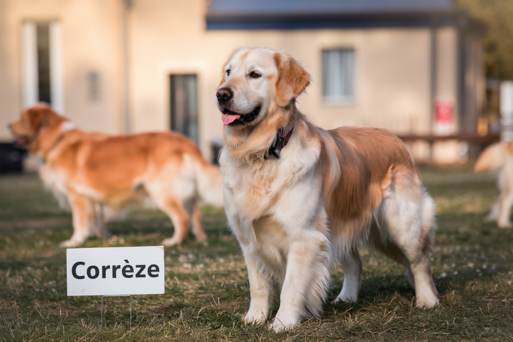 elevage golden retriever correze