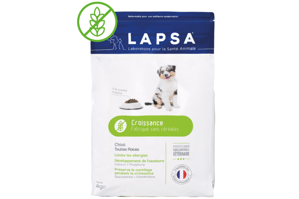 croquettes lapsa chiot toutes races maintenance sans céréales